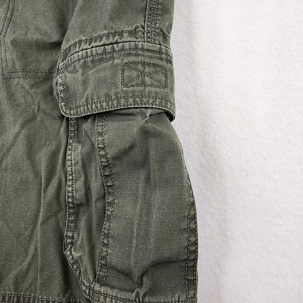 North Face Cargo Shorts Mens Size 40 Olive Green Ripstop Hiking Utility - Picture 4 of 11